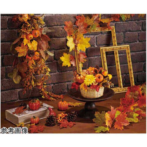 パンプキン秋造花かごアレンジ