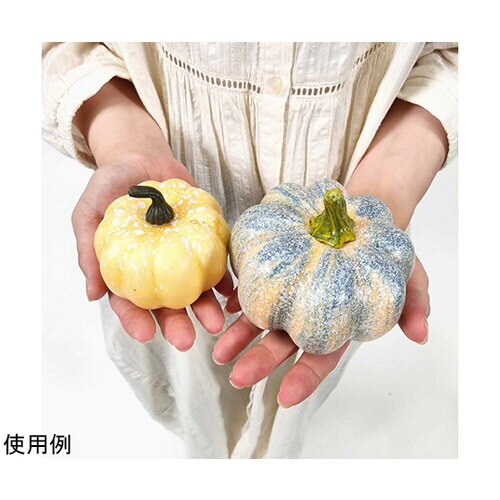 オータムパンプキンセット 秋の造花素材 ホワイト