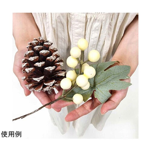 オータムパンプキンセット 秋の造花素材 ホワイト