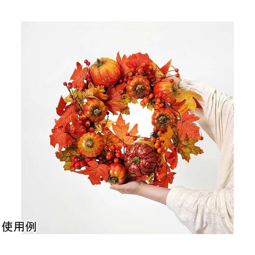 パンプキンリース 直径50cm 秋ハロウ