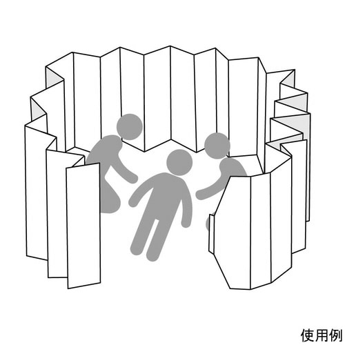 救護用パーテーション ダンボールタイプ
