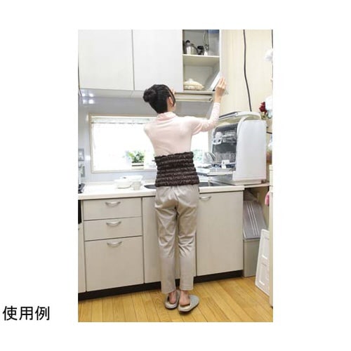 オーラ岩盤腹巻ウォーマー 極 ブラウン レギュラー