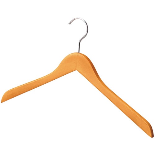 木製ハンガー ナチュラル平型 W44cm