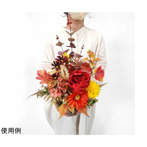 オータムピオニー秋造花アレンジ 47cm