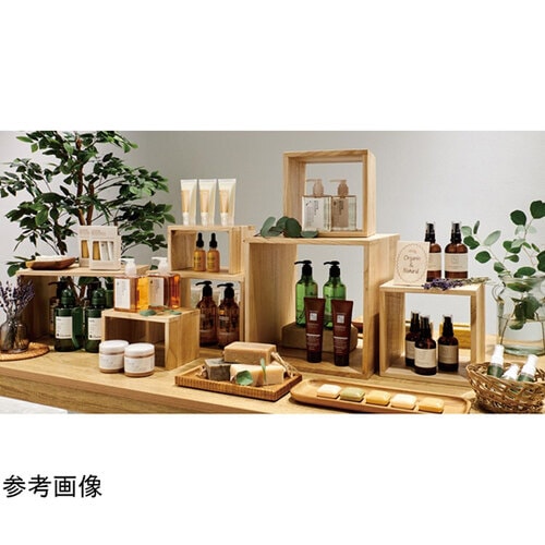 木製ディスプレイボックス ナチュラル 20cm角