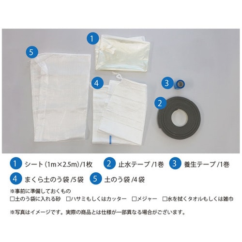 止水シート 土嚢タイプ