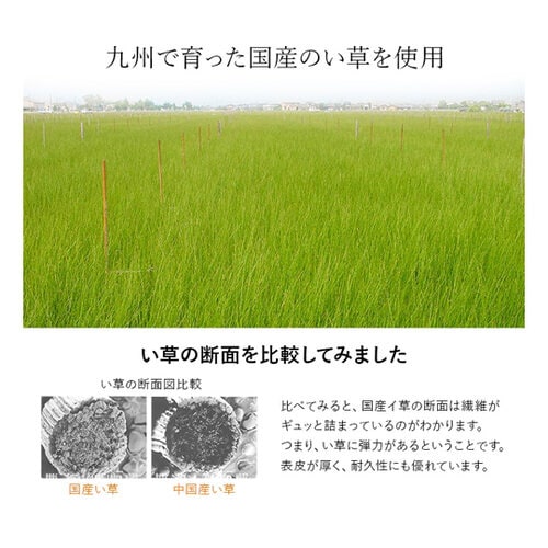 い草シーツ ブルー ベビーサイズ 約70