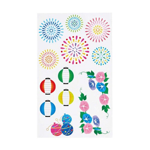 ウィンドウシール お祭花火