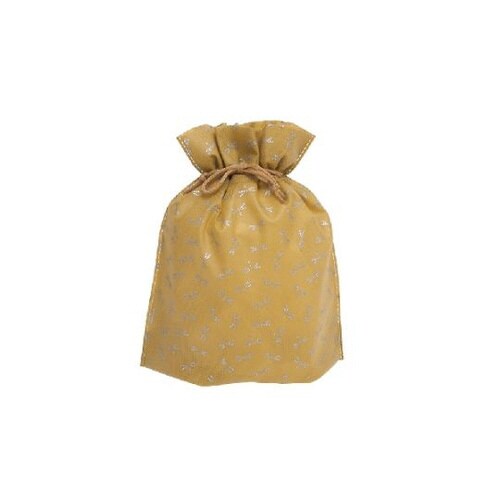 不織布巾着蜻蛉柄マスタード 1箱(1000枚入)