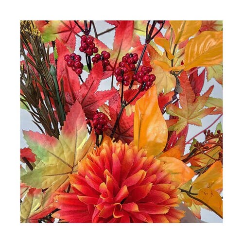 紅葉造花アレンジ 高さ65cm 秋飾り