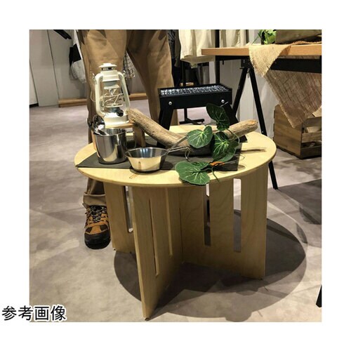木製簡易テーブル 円形タイプ大 直径114.8cm