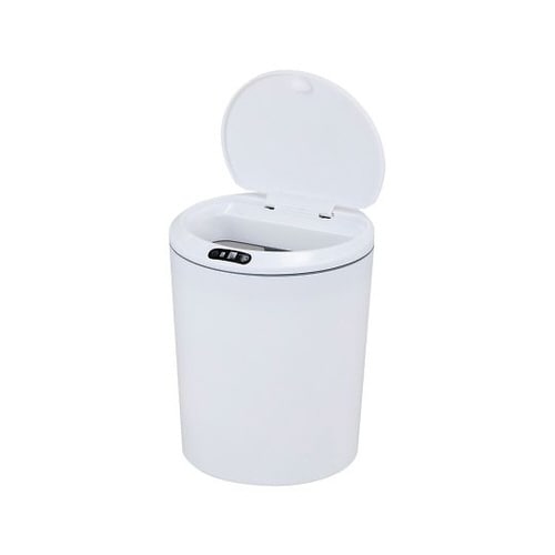 自動開閉ゴミ箱(小型タイプ) 5L 白
