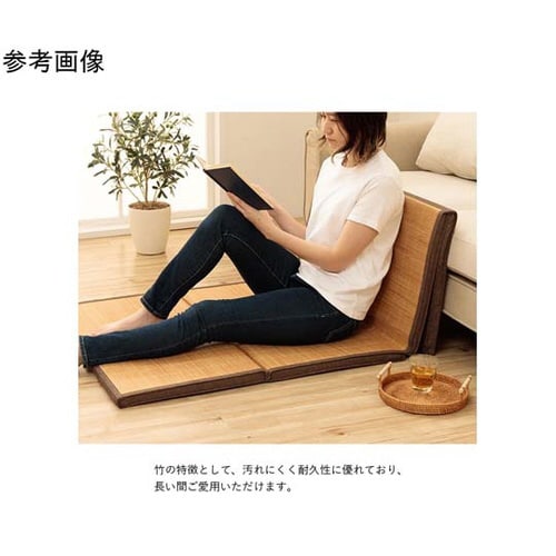 ひんやりバンブーマット ブラウン 約60