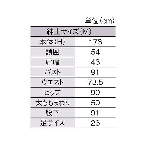 フレキシブルマネキン 紳士 ブラック