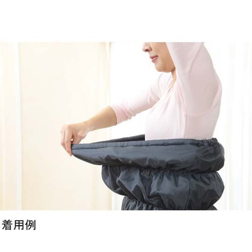 オーラ岩盤腹巻ウォーマー 極 グレー ロング