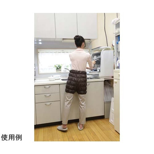 オーラ岩盤下腹ウォーマー 極 ブラウン