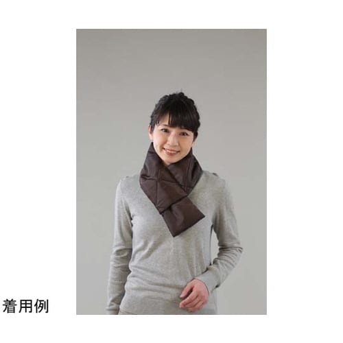 オーラ岩盤健康マフラー 極 ブラウン