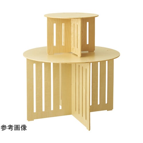 木製簡易テーブル 円形タイプ小 直径64.8cm