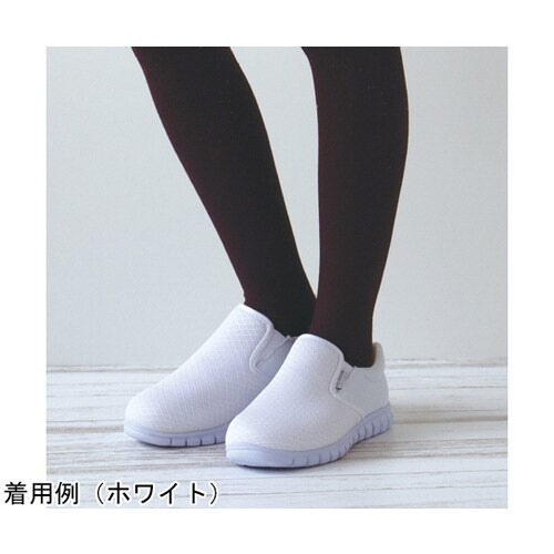 しなやかライトシューズ ホワイト LL(