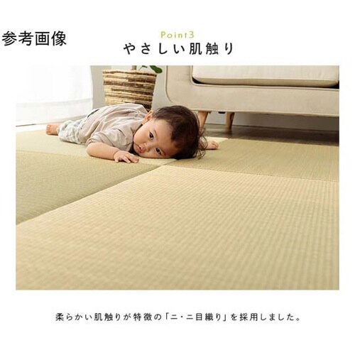 い草置き畳フロアマット 約82×82cm