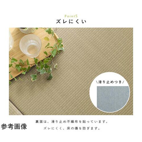 い草置き畳フロアマット 約82×82cm