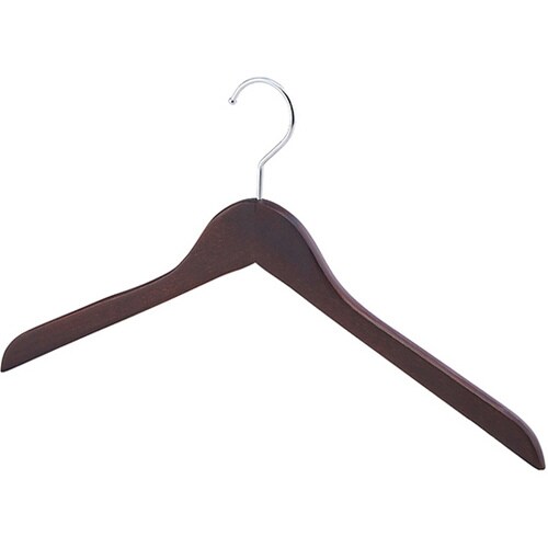 木製ハンガー ブラウン平型 W44cm 100本入
