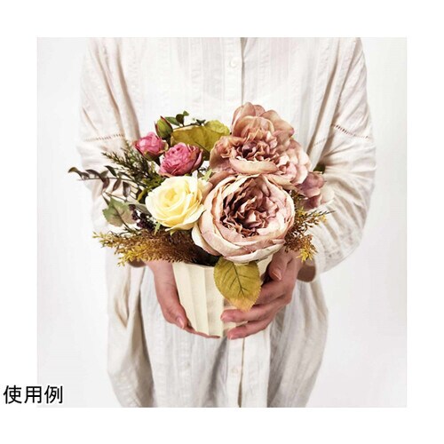 キャベッジローズ造花アレンジ 26cm
