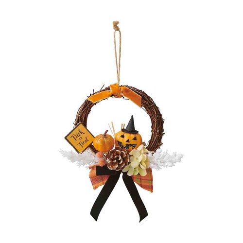ハロウィンパンプキンミニリース 直径20cm