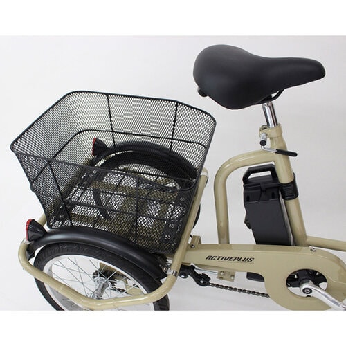 ノーパンク電動アシスト三輪自転車APN