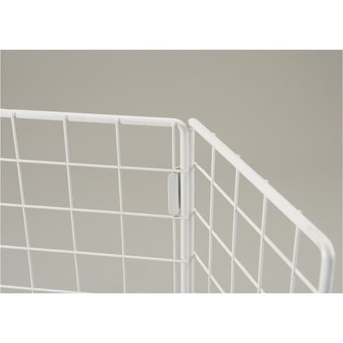 小型ネットラック白 W35cm