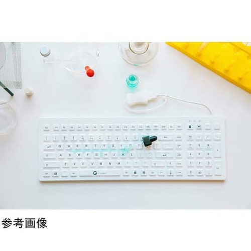 洗えるシリコンキーボード IP68保護