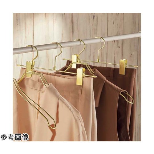 スチール製ボトムハンガー クローム 50本入