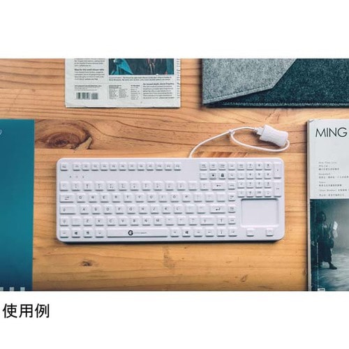 洗えるシリコンキーボード IP68保護