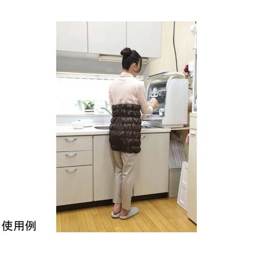 オーラ岩盤腹巻ウォーマー 極 ブラウン ミドル