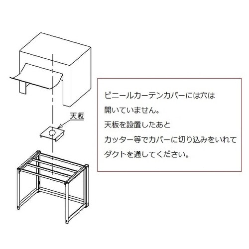 折りたたみ簡易型除塵フード 制電カバー