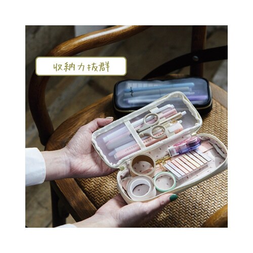 ノフェス ラウンドメッシュペンケース ブグレー×2