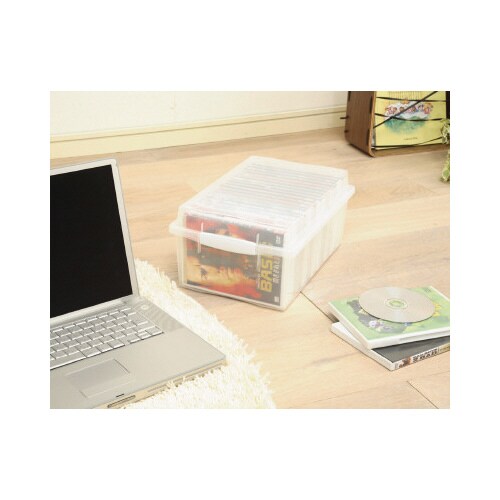 DVDボックス クリア/ホワイト