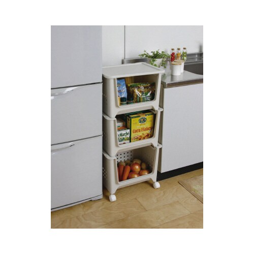 スタックバスケット オフホワイト