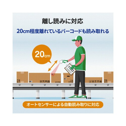 CCD式バーコードリーダー BR−CCD/TS2W