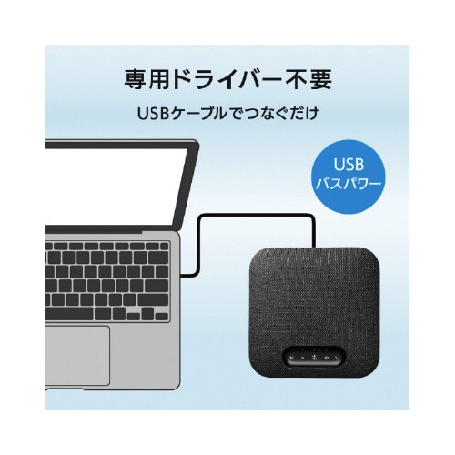 専用拡張マイク付き大人数向けUSBスピーカーフォン