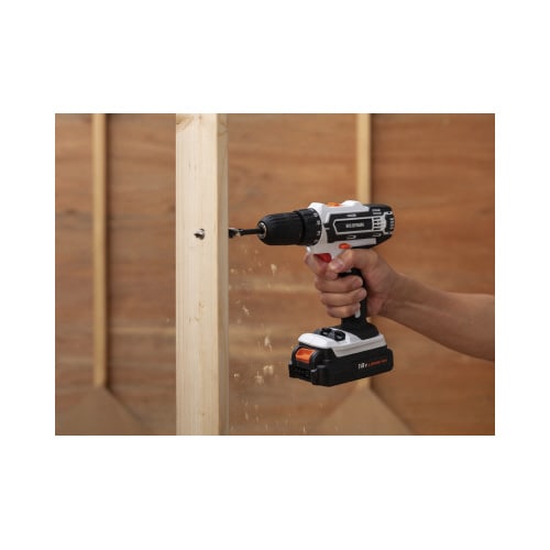 充電式ドライバドリル 18V 本体のみ ホワイト