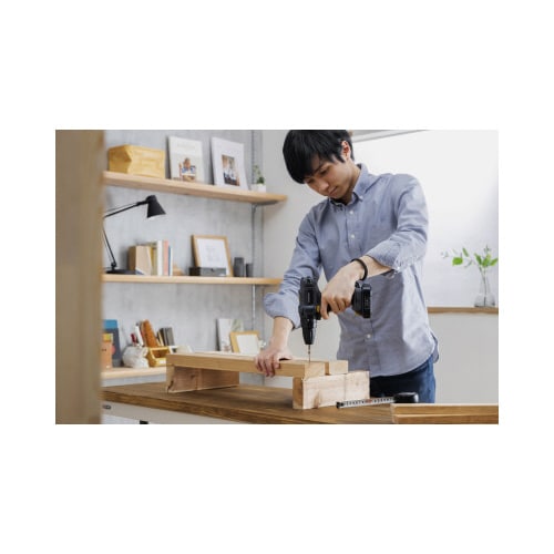 充電式ドライバドリル 10.8V グレー