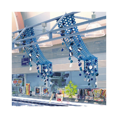 ブルードットプリーツハンガー