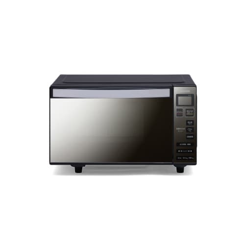 電子レンジ フラットテーブル ミラーガラス 18L