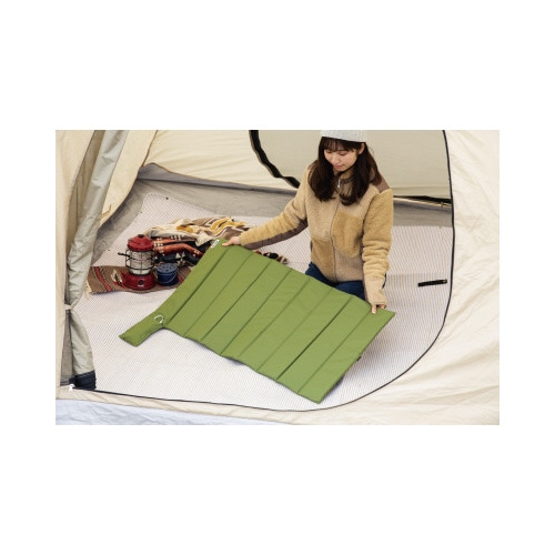 アウトドアヒートマット オリーブグリーン