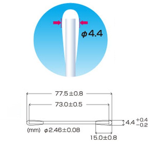 クリーニングスティック(両面)EA109DY−16