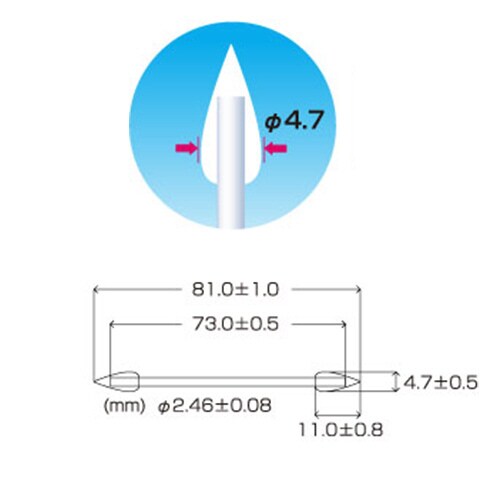 クリーニングスティック(両面)EA109DY−17
