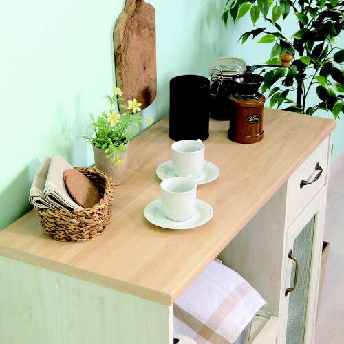 キッチンカウンター 90幅 NA×WH