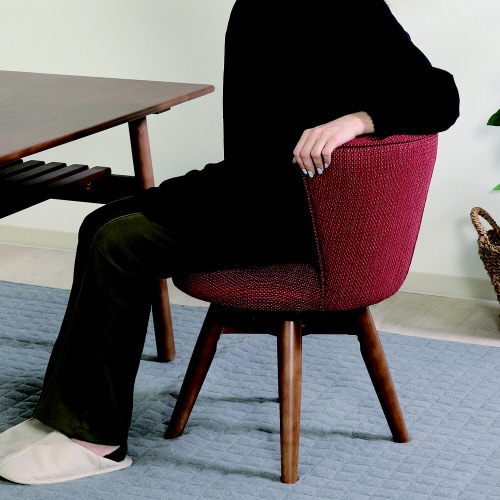 ダイニングチェア クラム ファブリック OR