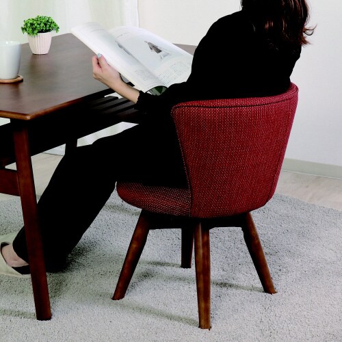 ダイニングチェア クラム ファブリック OR